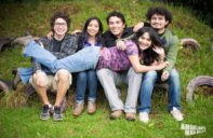 Young people from diverse culture backgrounds looking happy and connected