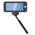 graphic of selfie stick for what is narcissism blog post